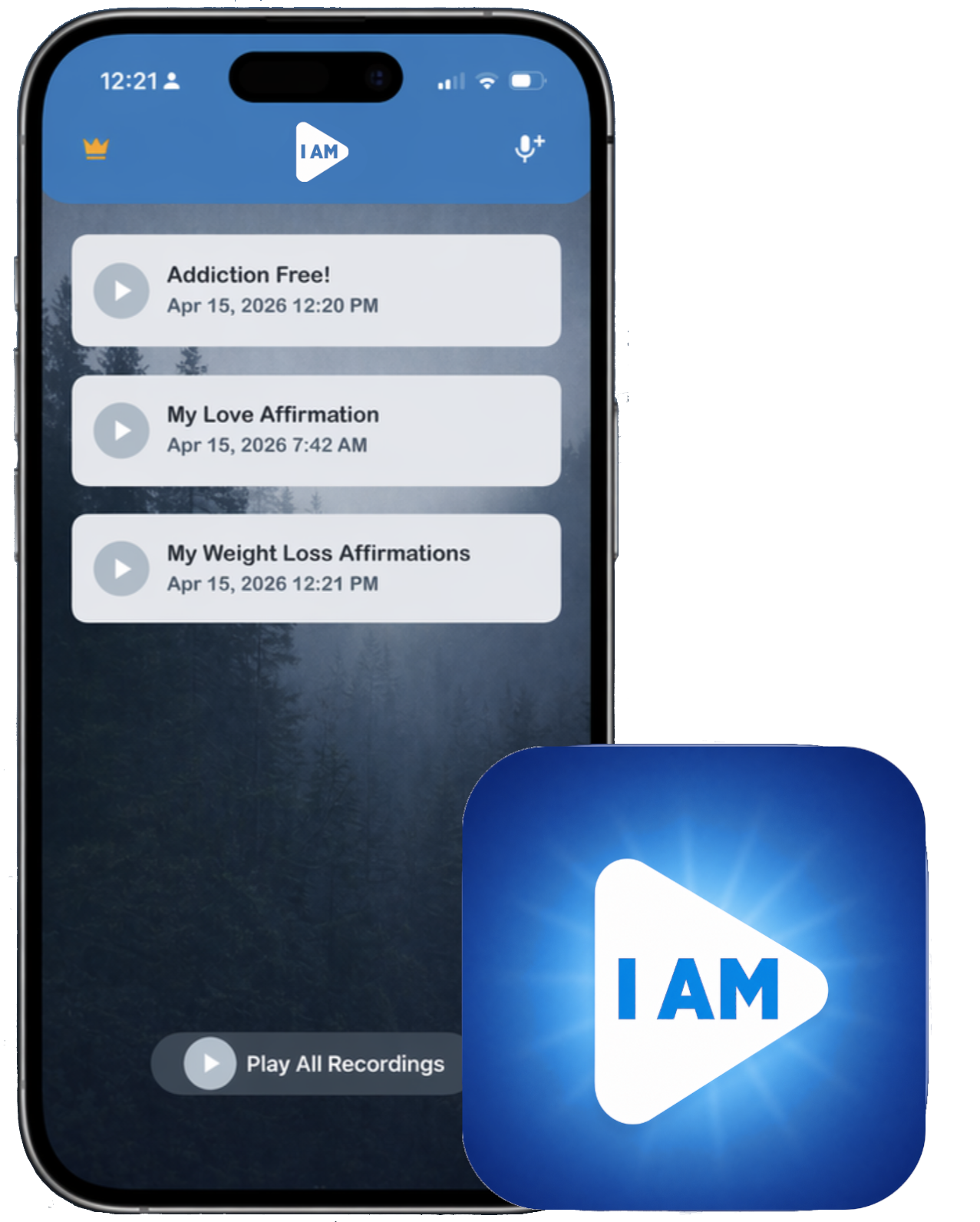 affirmation app on iphone